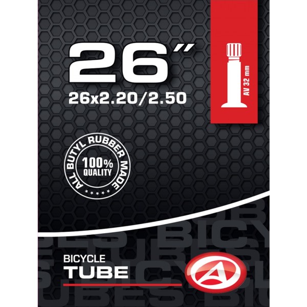 Tube à vélo Butyl 22 pouces AV Valve 32mm 50 / 65-559 MTB ATB City