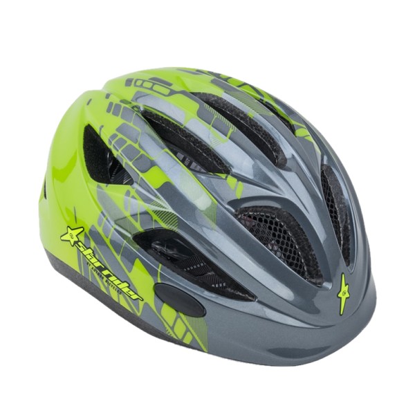 Author Bicycle Helmet Kid's Star Rider Taille S 46cm-51cm Dial-Fit Green