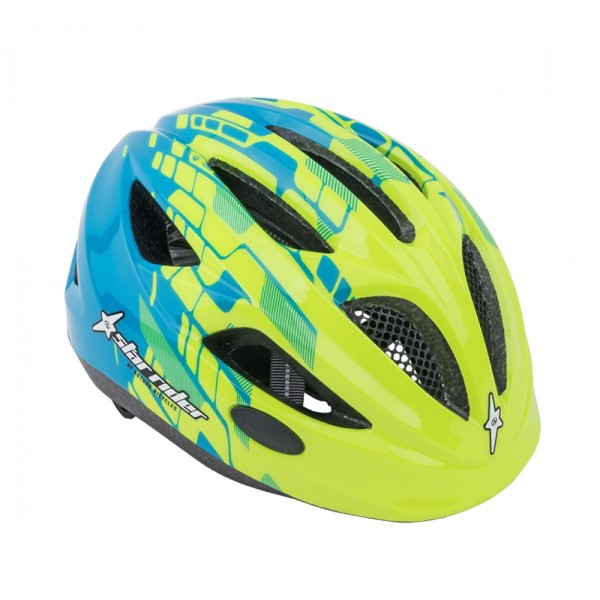 AUTHOR Bicycle Casque Kid's Star Rider Taille M 51CM-55cm Dial-Fit Yellow