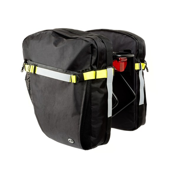 Vélo porte-bagages poches latérales A-N TRAMP 42 litres volume noir