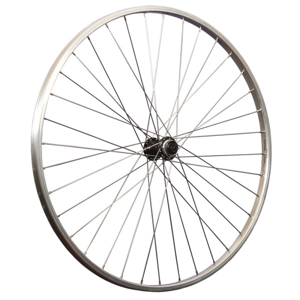 26 "Bike Front Wheel Tourney TX10 en acier inoxydable 559-21 Silver